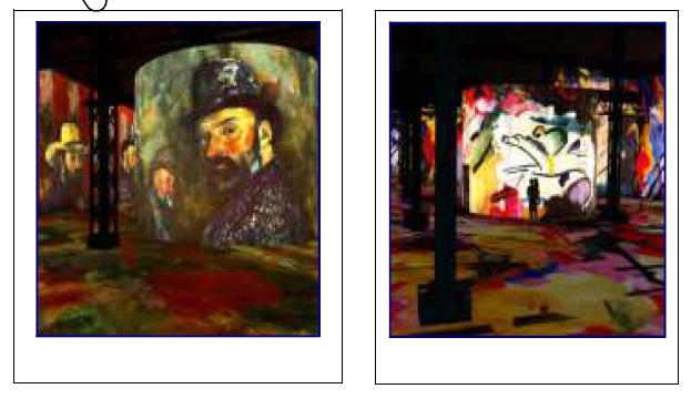 Peinture Cézanne et Kandinsky