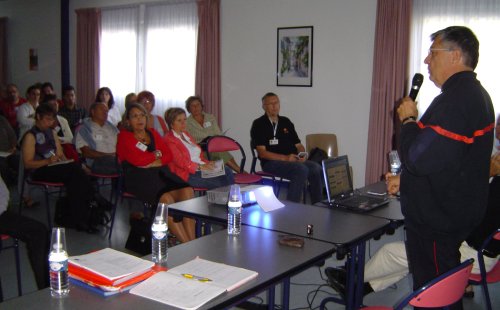 l'intervention du responsable du SDIS 17