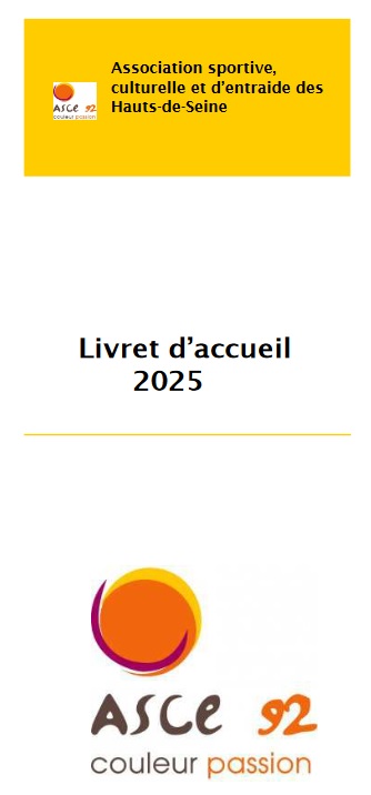 livret d'accueil ASCE 2025