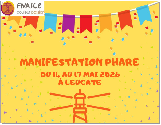 Affiche manifestation phare