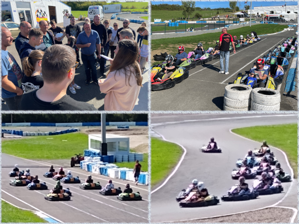  Des pilotes attentifs aux instructions avant de prendre le départ 